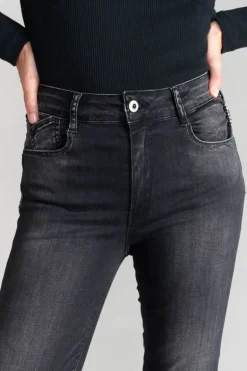 Le Temps des Cerises Acya Pulp Slim Taille Haute 7/8Eme Jeans Noir N°1-Femme Coupe Slim