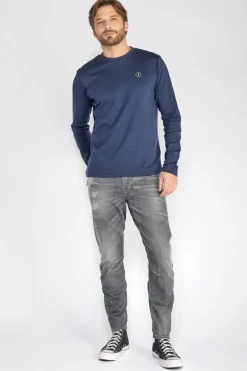 Le Temps des Cerises Alost 900/3 Tapered Arque Jeans Destroy Gris N°1-Homme Coupe Tapered
