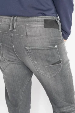 Le Temps des Cerises Alost 900/3 Tapered Arque Jeans Destroy Gris N°1-Homme Coupe Tapered