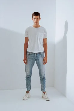 Le Temps des Cerises Alost Tapered Arque Jeans Bleu N°5-Homme Coupe Tapered