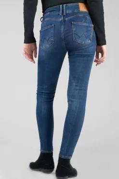 Le Temps des Cerises Asti Ultra Pulp Slim Taille Haute 7/8Eme Jeans Bleu N°2-Femme Coupe Slim
