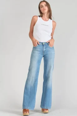 Le Temps des Cerises Axis Pulp Flare Taille Haute Jeans Bleu N°4-Femme Taille Haute
