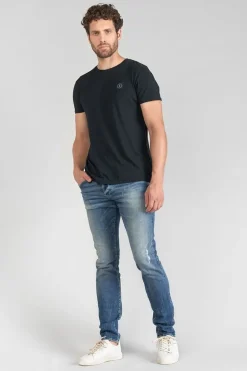 Le Temps des Cerises Barnabe 700/11 Adjusted Jeans Destroy Bleu N°3-Homme Coupe Adjusted