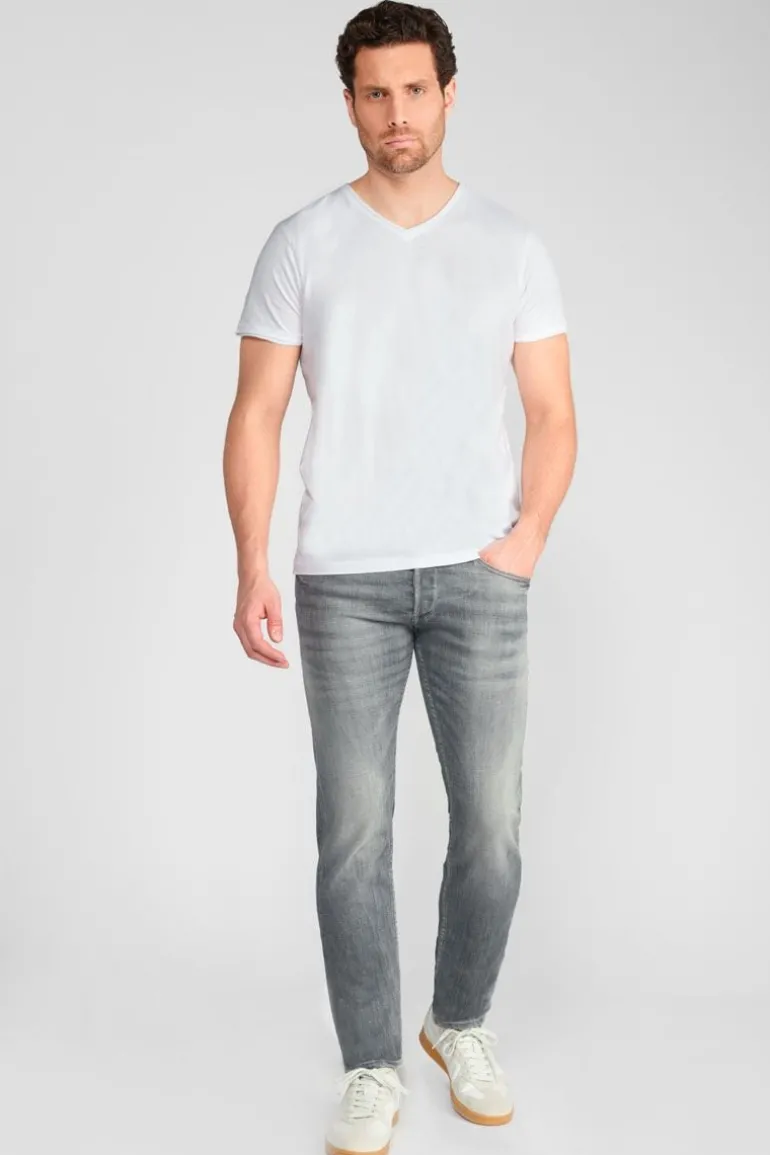 Le Temps des Cerises Basic 700/11 Adjusted Jeans Gris N°3-Homme Coupe Adjusted