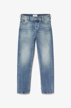 Le Temps des Cerises Basic 400/20 Mom Taille Haute 7/8Eme Jeans Bleu N°4-Femme Coupe Mom
