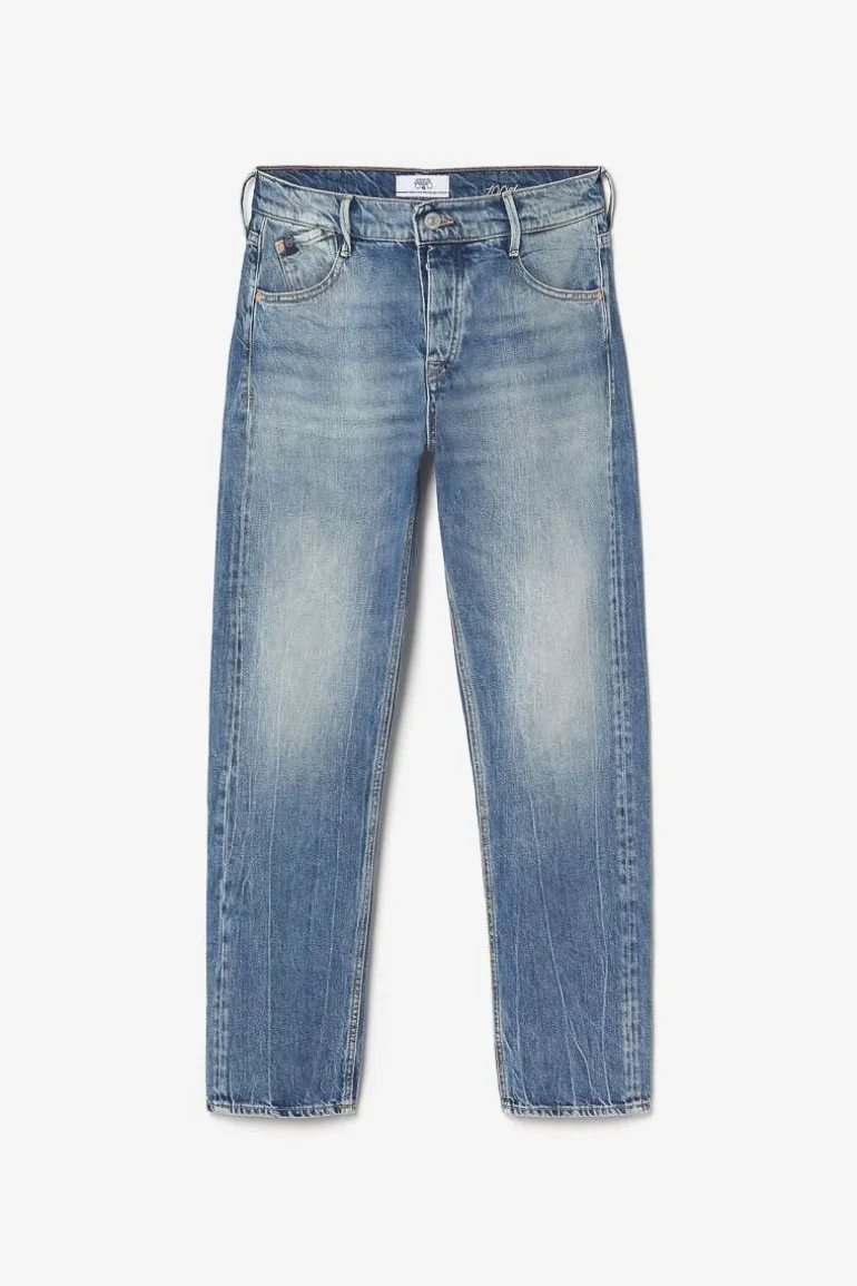 Le Temps des Cerises Basic 400/20 Mom Taille Haute 7/8Eme Jeans Bleu N°4-Femme Coupe Mom