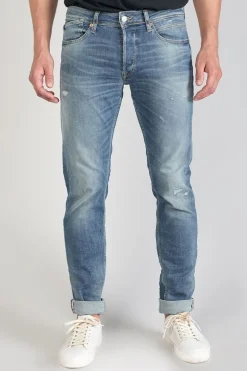 Le Temps des Cerises Basic 700/17 Relax Jeans Destroy Bleu N°3-Homme Coupe Regular Confort
