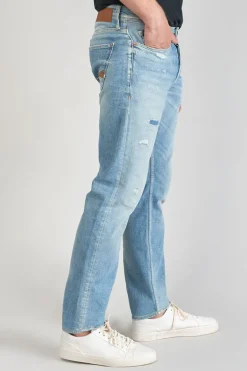 Le Temps des Cerises Basic 700/17 Relax Jeans Destroy Bleu N°5-Homme Coupe Regular Confort
