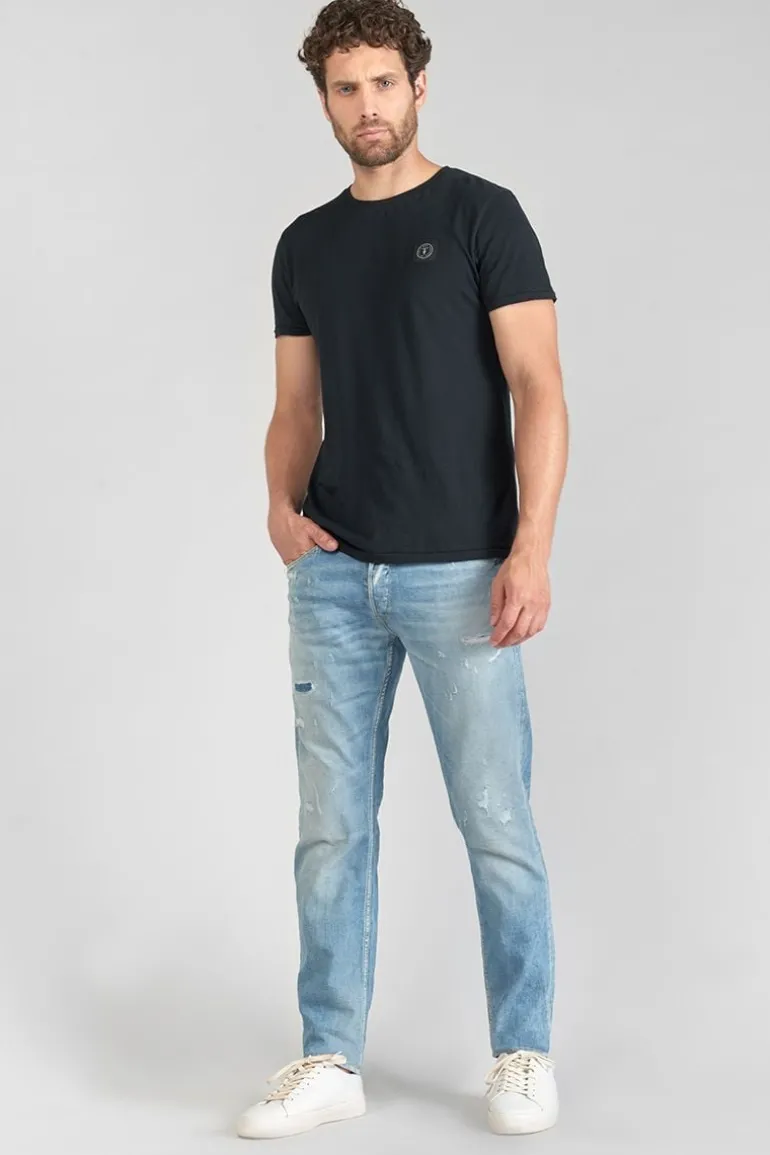 Le Temps des Cerises Basic 700/17 Relax Jeans Destroy Bleu N°5-Homme Coupe Regular Confort