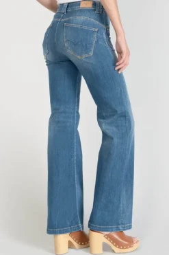 Le Temps des Cerises Beni Pulp Flare Taille Haute Jeans Bleu N°2-Femme Taille Haute