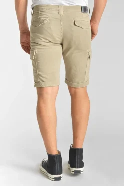 Le Temps des Cerises Bermuda Army Jogg Damon Beige-Homme Bermudas