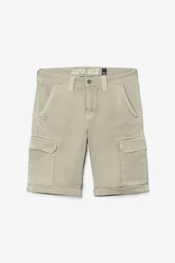 Le Temps des Cerises Bermuda Army Jogg Damon Beige-Homme Bermudas
