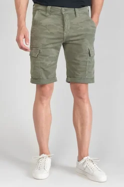Le Temps des Cerises Bermuda Army Jogg Damon Kaki Camo-Homme Shorts & Bermudas