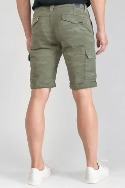 Le Temps des Cerises Bermuda Army Jogg Damon Kaki Camo-Homme Shorts & Bermudas