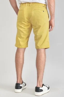 Le Temps des Cerises Bermuda Chino Jogg Swoop Moutarde-Homme Shorts & Bermudas