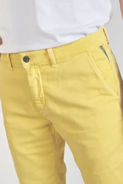 Le Temps des Cerises Bermuda Chino Jogg Swoop Moutarde-Homme Shorts & Bermudas