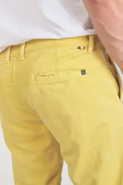 Le Temps des Cerises Bermuda Chino Jogg Swoop Moutarde-Homme Shorts & Bermudas