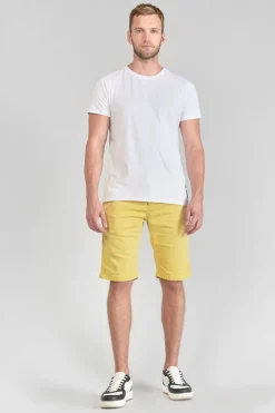Le Temps des Cerises Bermuda Chino Jogg Swoop Moutarde-Homme Shorts & Bermudas