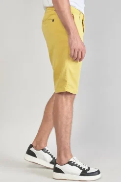 Le Temps des Cerises Bermuda Chino Jogg Swoop Moutarde-Homme Shorts & Bermudas