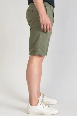 Le Temps des Cerises Bermuda Chino Jogg Swoop Kaki-Homme Shorts & Bermudas