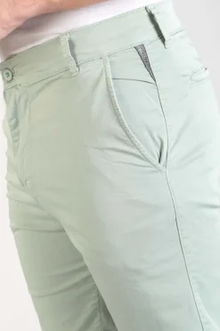 Le Temps des Cerises Bermuda Dromel Vert D'Eau Clair-Homme Shorts & Bermudas