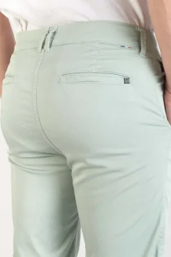 Le Temps des Cerises Bermuda Dromel Vert D'Eau Clair-Homme Shorts & Bermudas