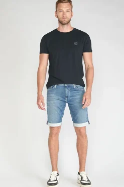 Le Temps des Cerises Bermuda Jogg Bleu Clair-Homme Blue Jogg