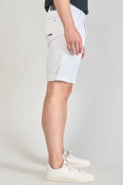 Le Temps des Cerises Bermuda Jogg Bodo Blanc-Homme Bermudas