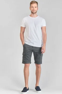 Le Temps des Cerises Bermuda Jogg Damon Gris-Homme Bermudas