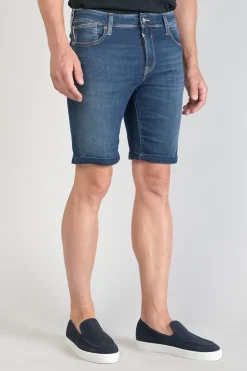 Le Temps des Cerises Bermuda Jogg Ed Bleu Delave-Homme Blue Jogg