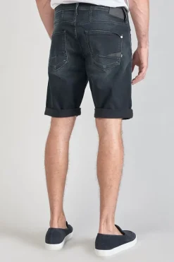 Le Temps des Cerises Bermuda Laredo En Jeans Bleu Noir-Homme Bermudas
