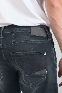 Le Temps des Cerises Bermuda Laredo En Jeans Bleu Noir-Homme Bermudas