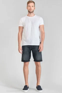 Le Temps des Cerises Bermuda Laredo En Jeans Bleu Noir-Homme Bermudas