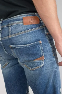 Le Temps des Cerises Bermuda Laredo En Jeans Bleu Fonce Destroy-Homme Bermudas