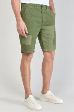Le Temps des Cerises Bermuda Luberon Kaki Vert-Homme Shorts & Bermudas