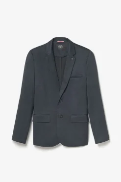 Le Temps des Cerises Blazer Cinel Noir Chine Bleu-Homme Vestes & Manteaux