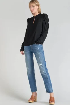 Le Temps des Cerises Blouse Sterenn Noire-Femme Tops