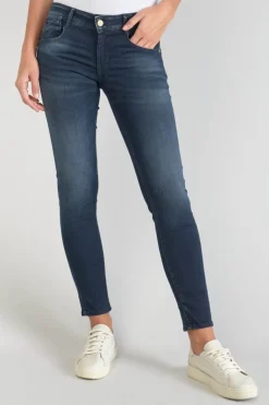 Le Temps des Cerises Buna Pulp Slim 7/8Eme Jeans Bleu N°1-Femme Coupe Slim