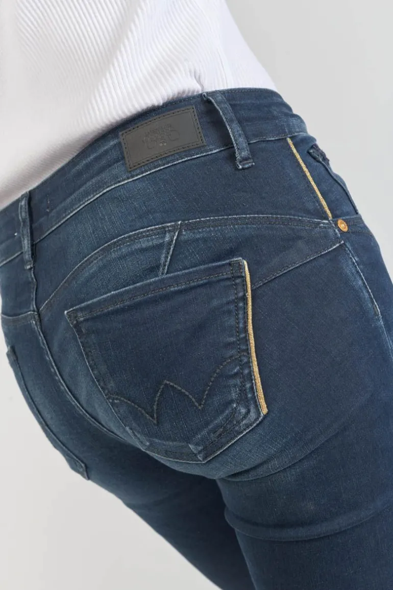 Le Temps des Cerises Buna Pulp Slim 7/8Eme Jeans Bleu N°1-Femme Coupe Slim