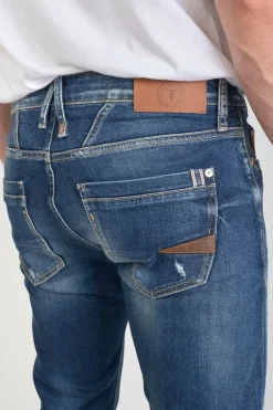 Le Temps des Cerises Camoins 700/11 Adjusted Jeans Destroy Bleu N°3-Homme Coupe Adjusted