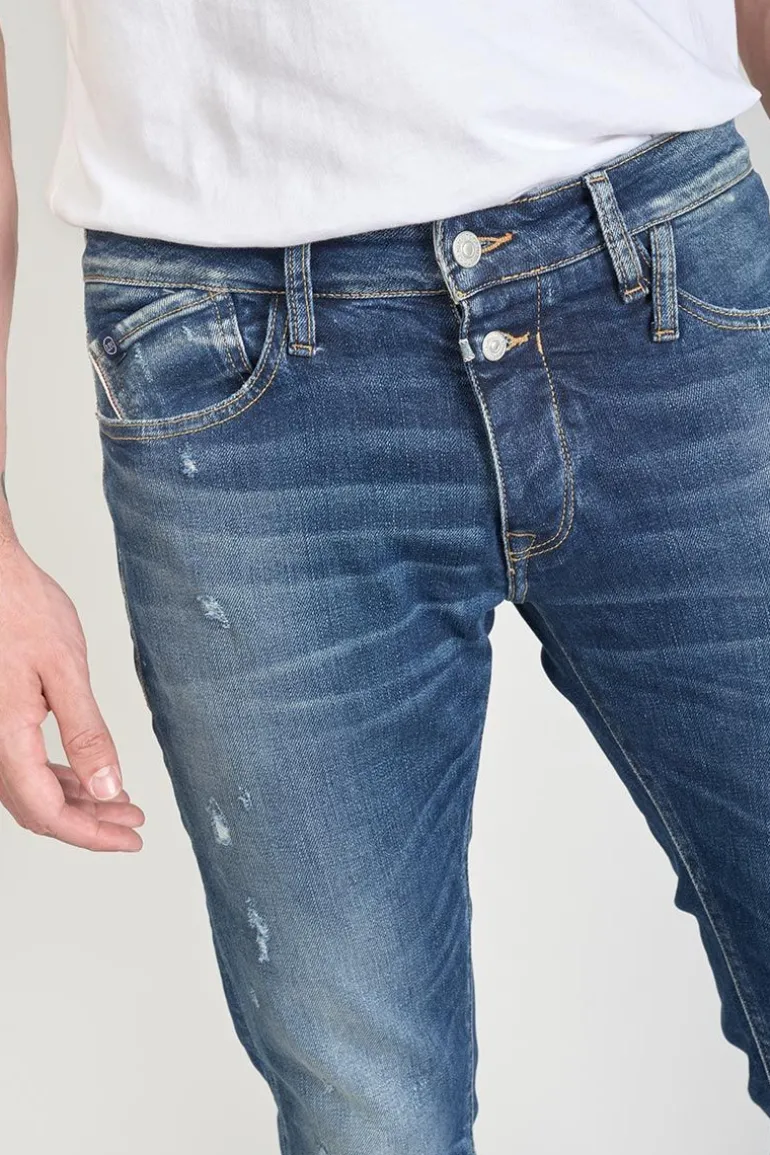 Le Temps des Cerises Camoins 700/11 Adjusted Jeans Destroy Bleu N°3-Homme Coupe Adjusted