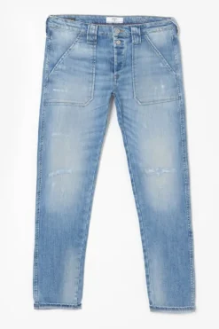 Le Temps des Cerises Cara 200/43 Boyfit Jeans Destroy Bleu N°4-Femme Coupe Boyfit