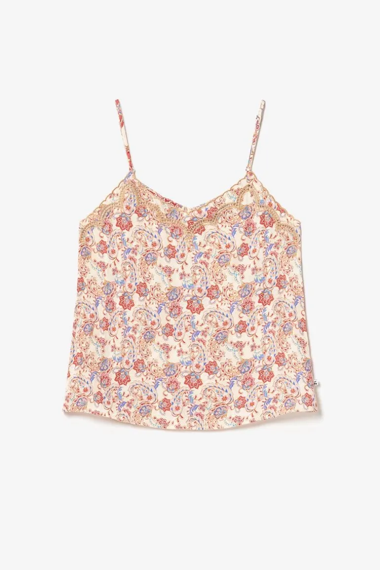 Le Temps des Cerises Caraco Bibb A Motif Cachemire-Femme Tops