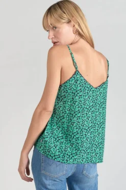 Le Temps des Cerises Caraco Janna A Motif Vert-Femme Tops