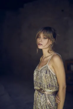 Le Temps des Cerises Caraco Kava Dore A Motif Fleuri-Femme Tops