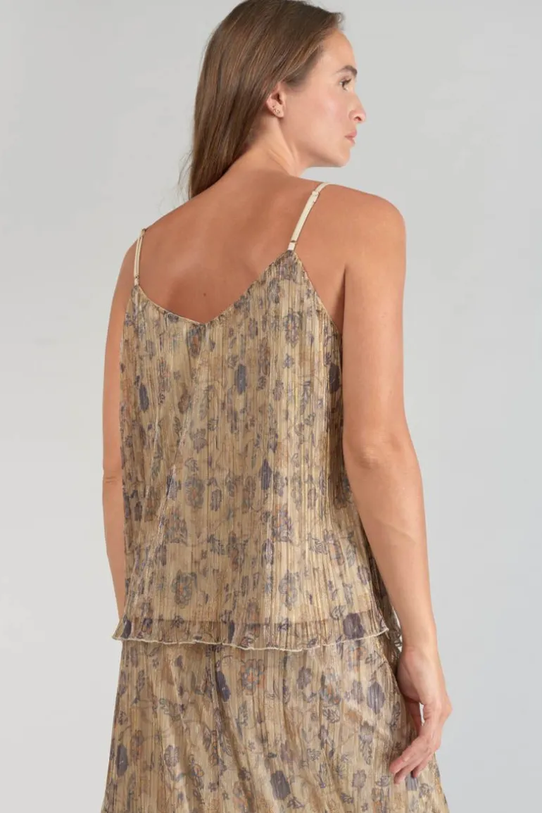 Le Temps des Cerises Caraco Kava Dore A Motif Fleuri-Femme Tops