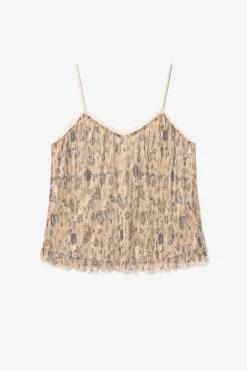 Le Temps des Cerises Caraco Kava Dore A Motif Fleuri-Femme Tops