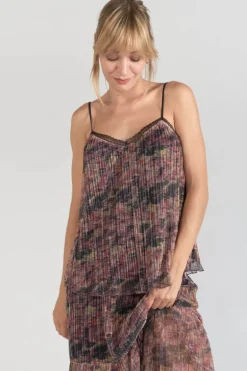 Le Temps des Cerises Caraco Kava Imprime Irise-Femme Tops