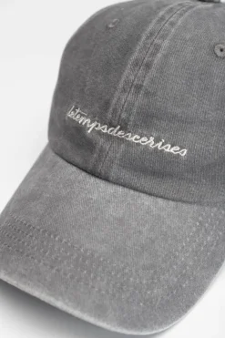 Le Temps des Cerises Casquette Meziane Grise Delavee-Femme Chapeaux & Bonnets