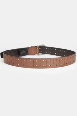 Le Temps des Cerises Ceinture Geles En Cuir Marron-Homme Ceintures